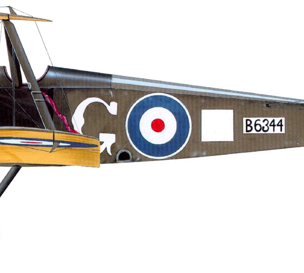 12.Sopwith F.1 Camel ВВС Англии. Рисунок.
