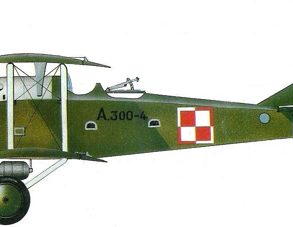 13.Ansaldo А-300-4. ВВС Польши. Рисунок.
