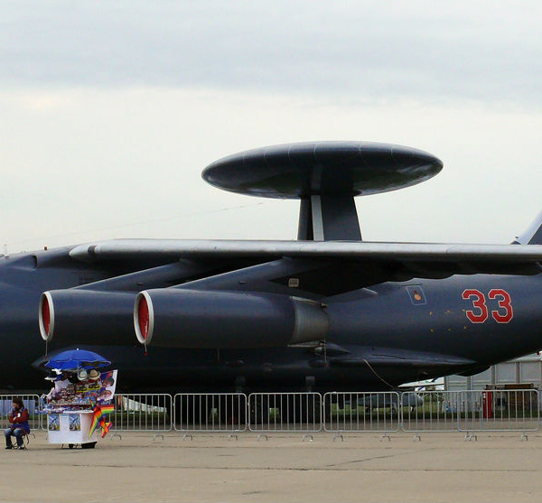 3а.Самолет ДРЛО и У А-50У на авиасалоне МАКС-2013.