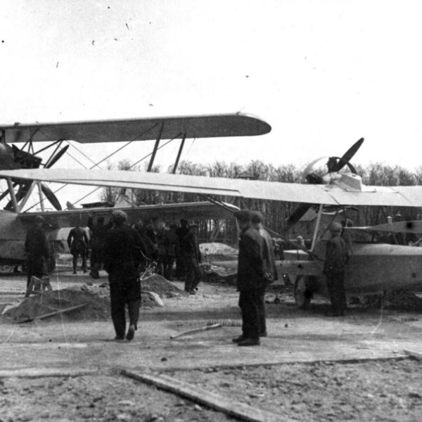 3в.Летающие лодки МБР-4 и Ш-2. Таганрог 1932 г.