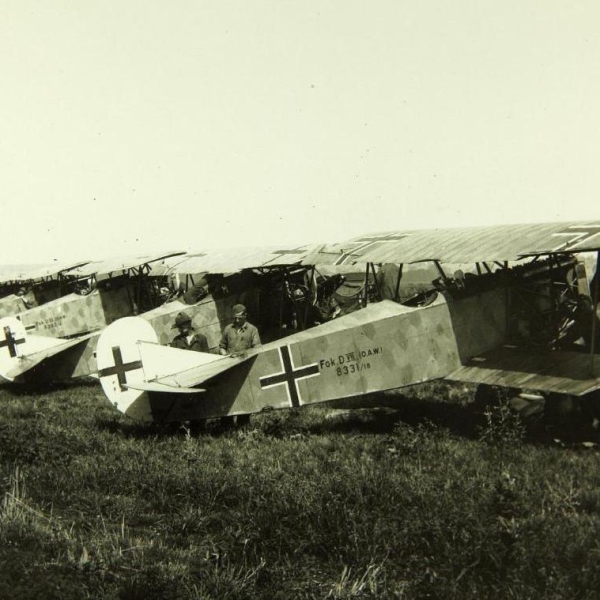 5.Истребители Fokker D.VII германских ВВС.