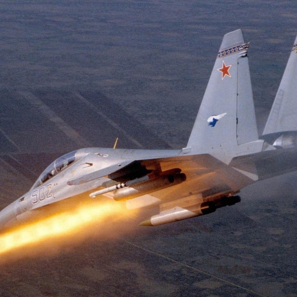 5.Второй опытный Су-30МКК. Пуск ракеты
