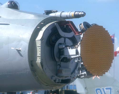 8.Антена РЛС Жук-М МиГ-29М2.