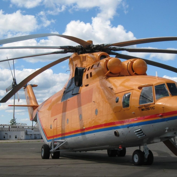 8.Ми-26ТС китайской компании Qingdao Helicopters Aviation.