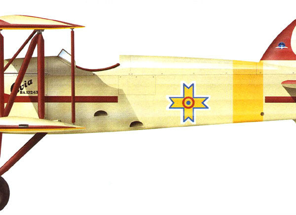 9.Avia Bа-122 ВВС Румынии. Рисунок.