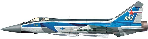 9.МиГ-31Э. Рисунок.