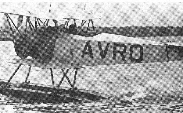 11.Avro 554 Antarctic Baby в Саутгемптон Уотере. 1921 год.