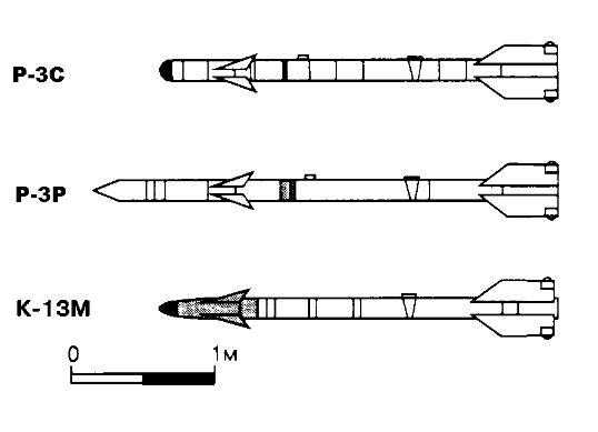 2.Р-3 и К-13М. Схема.