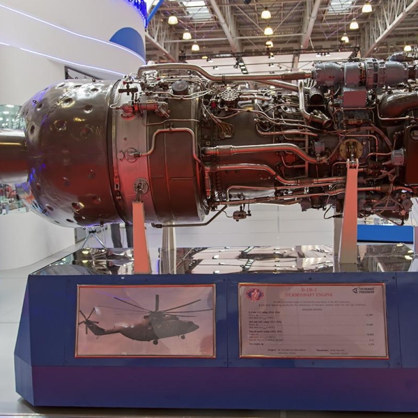 3.Двигатель Д-136 на HeliRussia-2014.