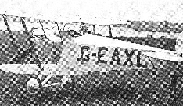 4.Avro 534C с уменьшенным крылом в Хэмбле. Июнь 1921 года.