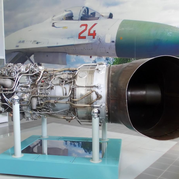 4.Двигатель Д-136 в музее 218 АРЗ в г.Гатчина Ленинградской обл.