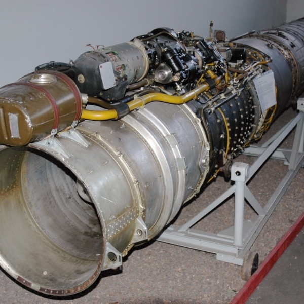 5.Двигатель РД-9Б в Музее Польской Авиации.