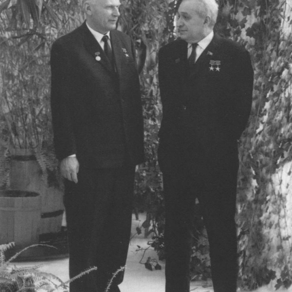 5.Петр Грушин и Артем Микоян, 1968 г.