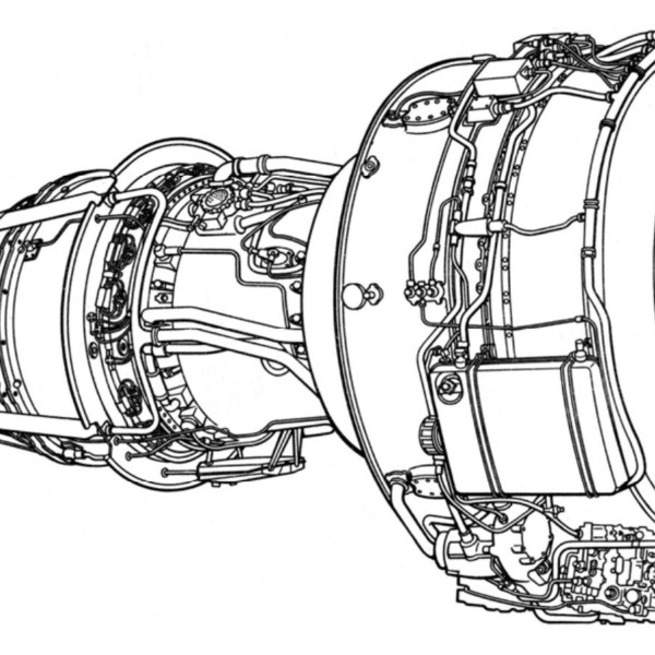 Двигатель Д-36. Рисунок 2.