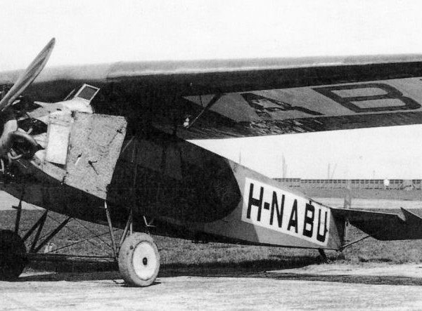 5.Fokker F.III с двигателем Gnome-Rhone Titan.