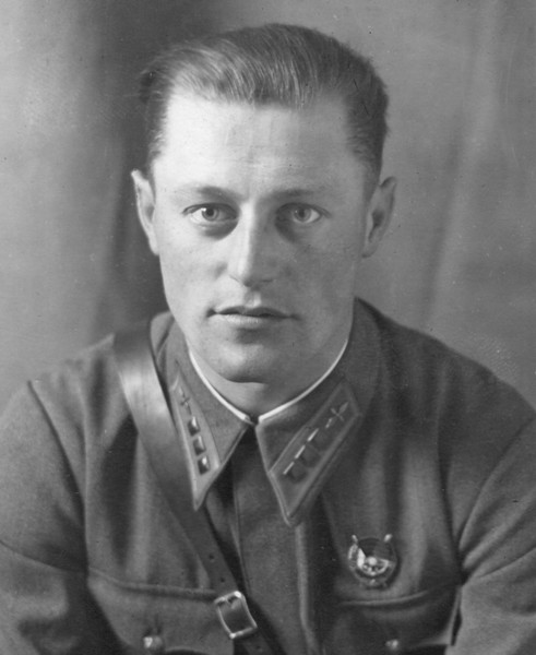 Ст.лейтенант С.Ф.Машковский, 1940 год.