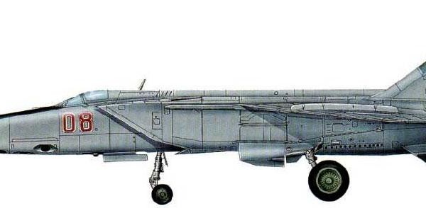 6.МиГ-25Р ВВС СССР. Рисунок.