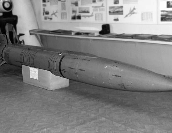 Ракета Х-15 в экспозиции музея Дальней авиации.