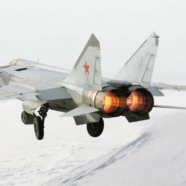 МиГ-25РБС на взлете.